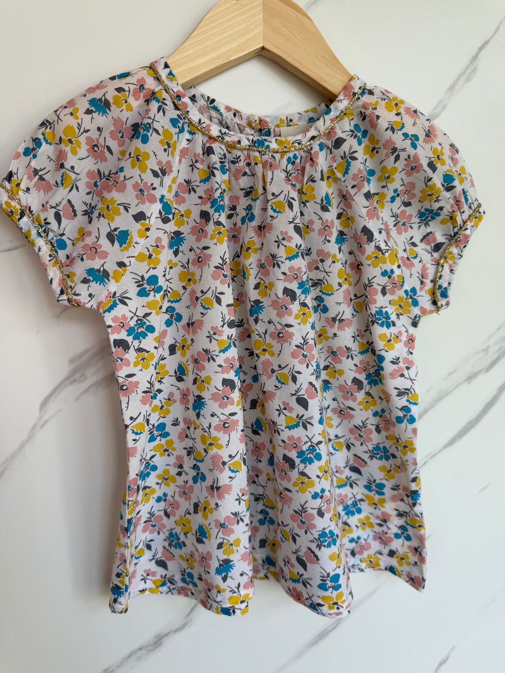 Boden Floral Lightweight Summer Top Age 3-4 Years
