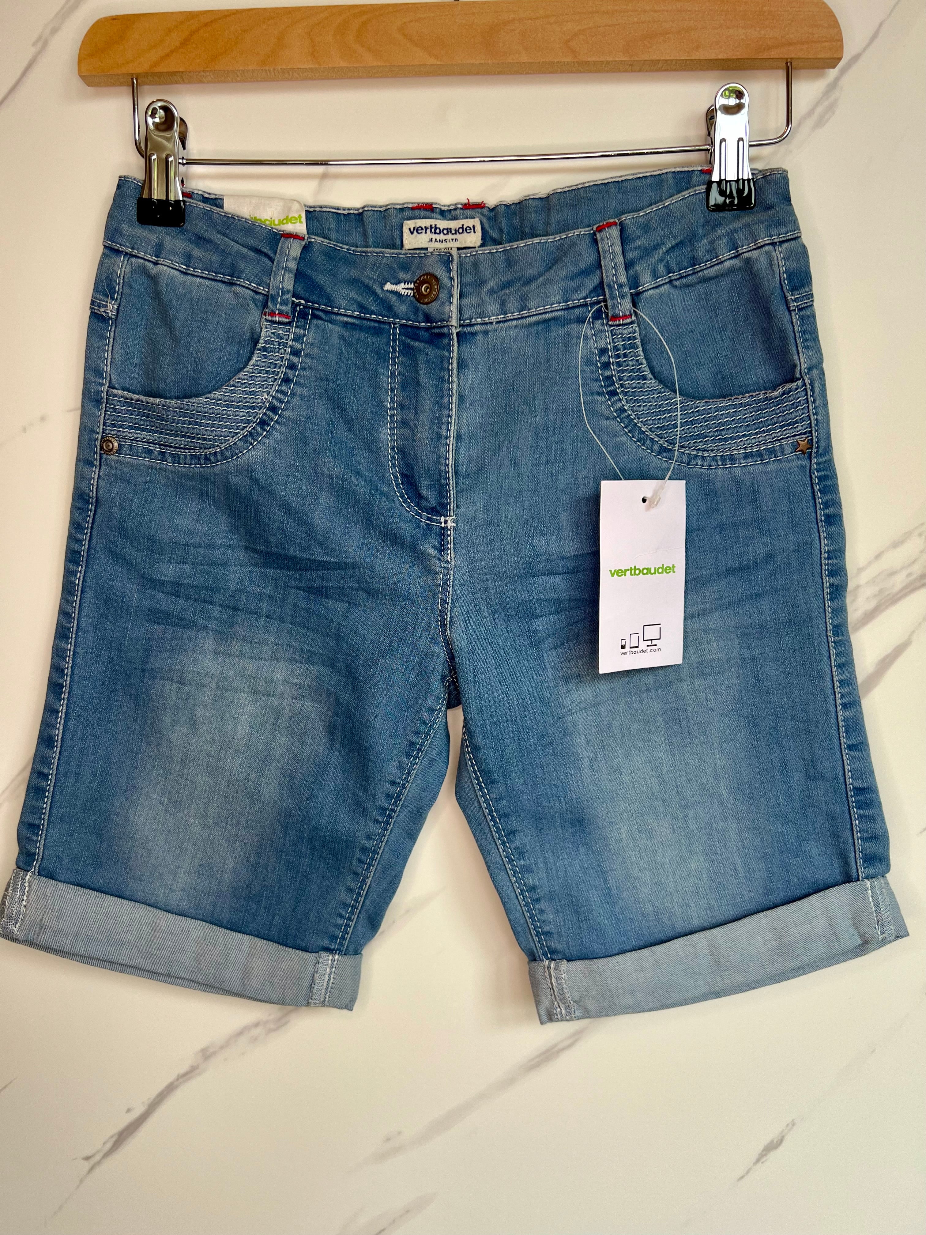 Vertbaudet Denim Shorts Age 10 Years