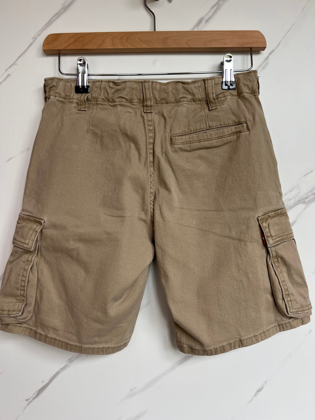 M&S Beige Cargo Shorts Age 9-10 Years