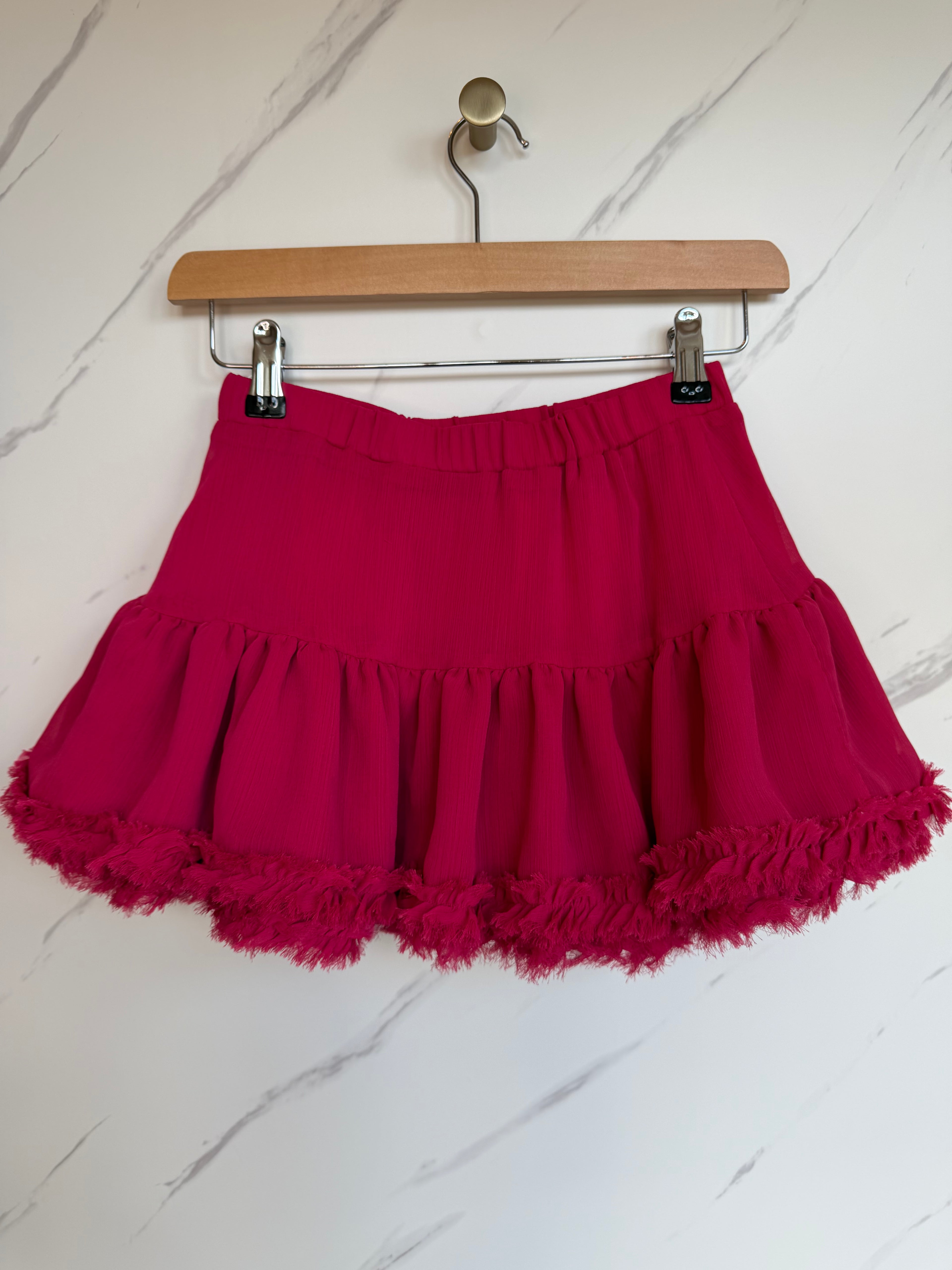 Joules Dark Pink Tutu-Style Skirt Age 9-10 Years