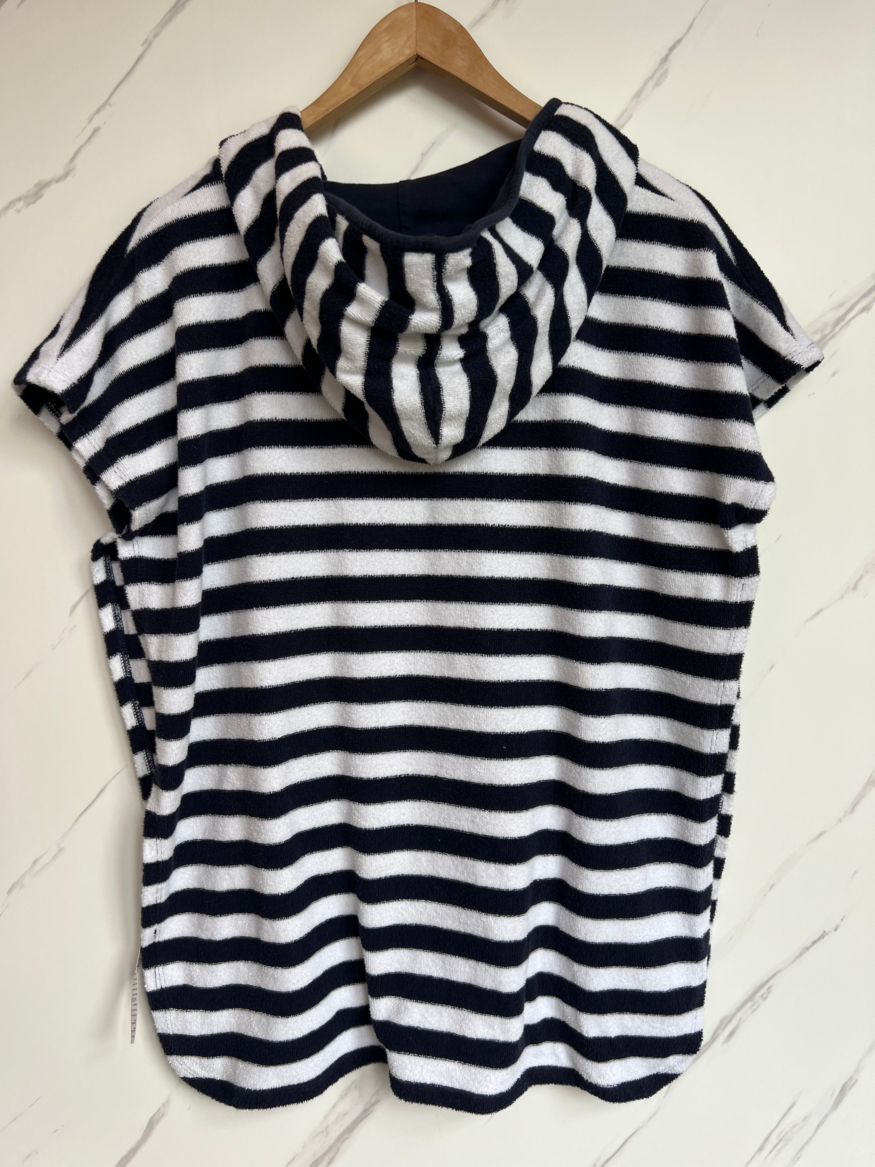 Joules Black & White Swim Robe Age 11-12 Years