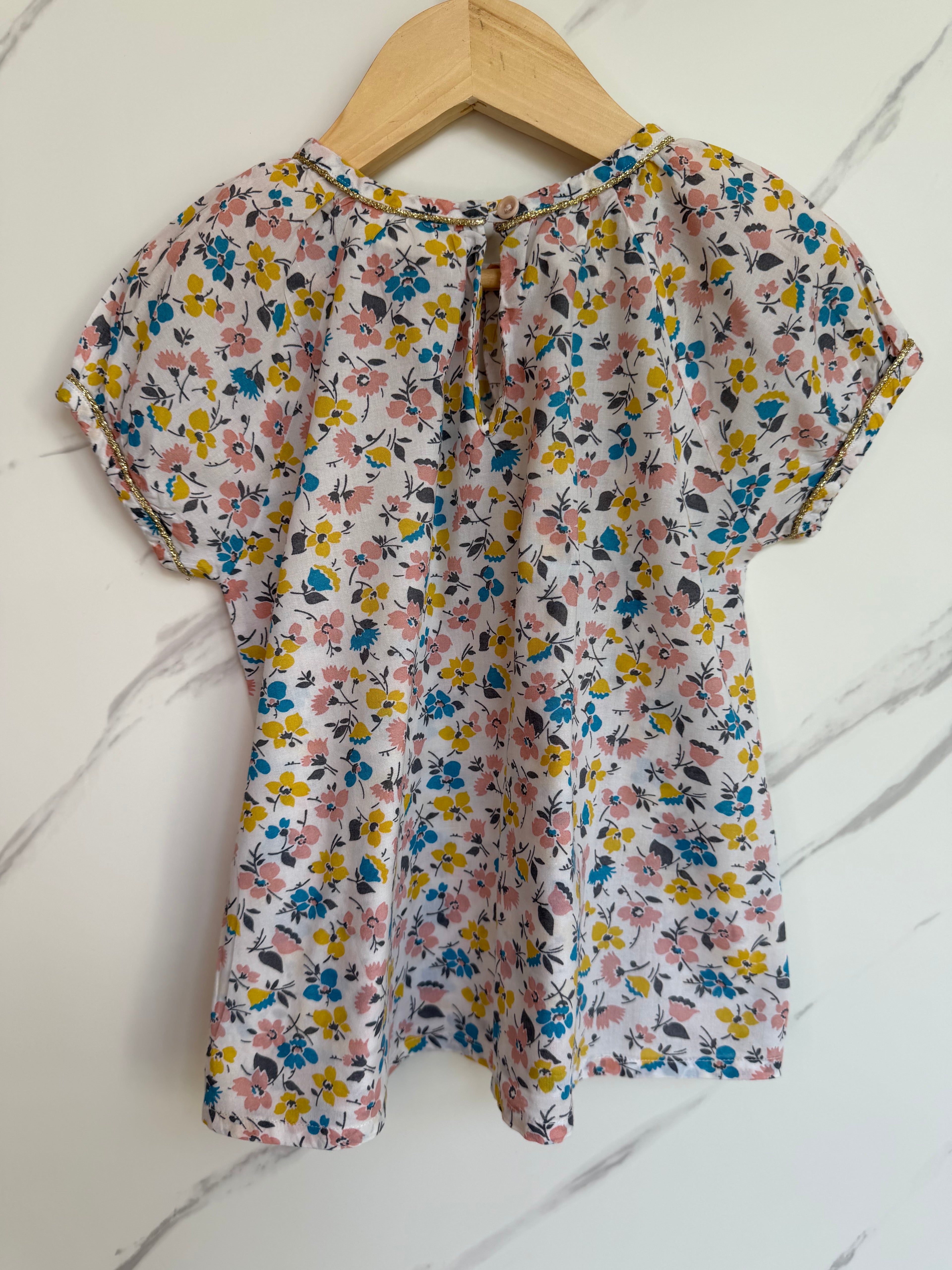 Boden Floral Lightweight Summer Top Age 3-4 Years