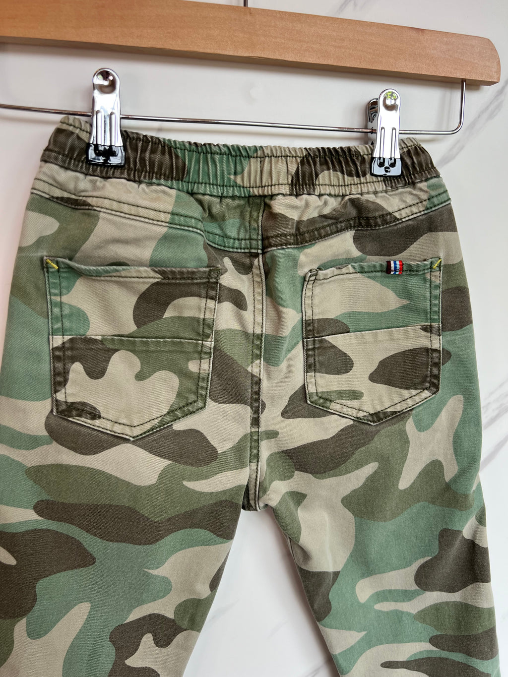 Boden Green Camouflage Trousers Age 6 Years