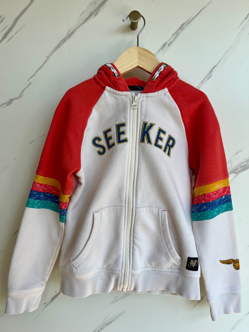 M&S Harry Potter "Seeker" Zipped Sweatshirt Age 7-8 Years