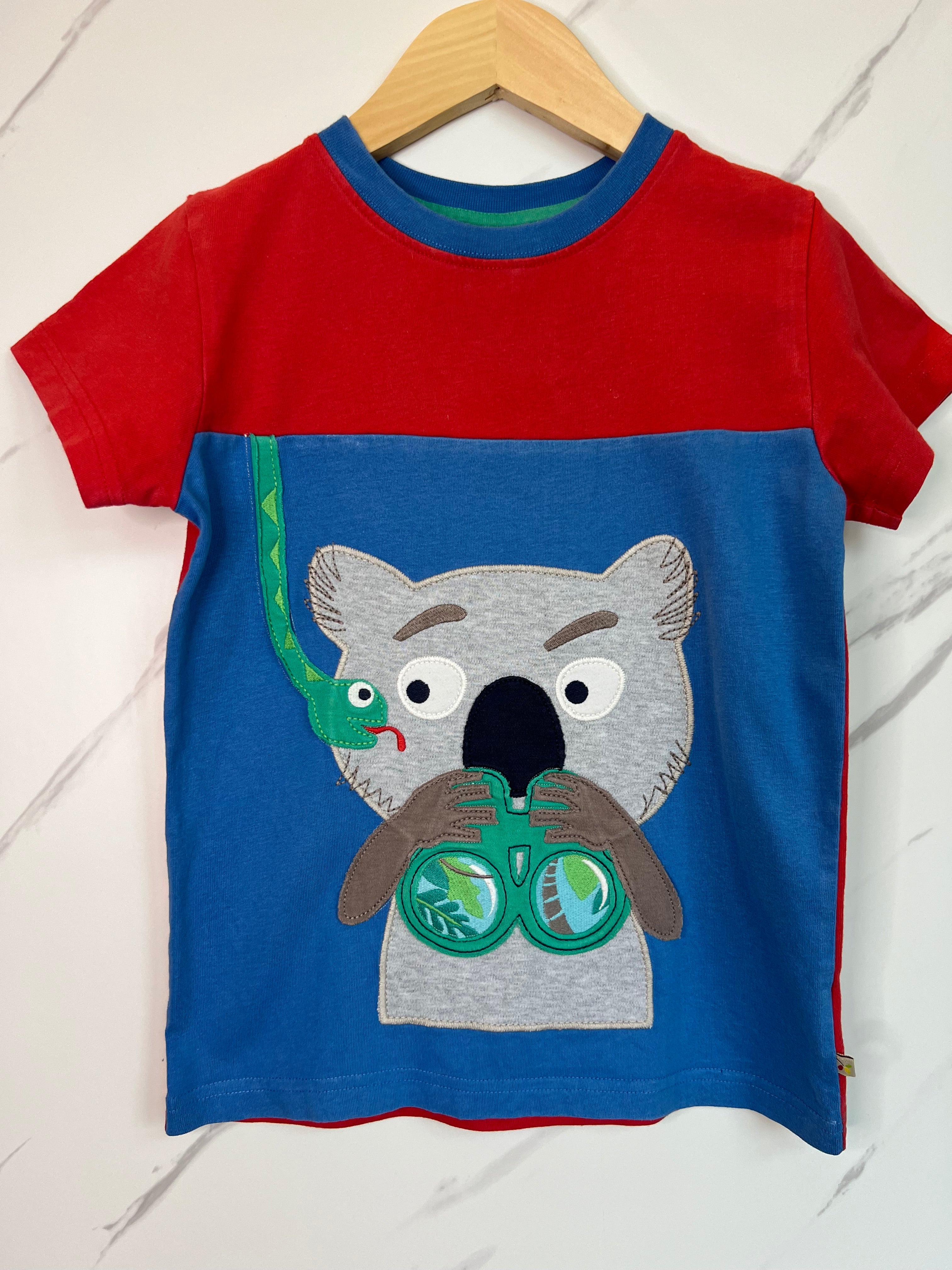 Frugi Koala Explorer T-Shirt Age 5-6 Years