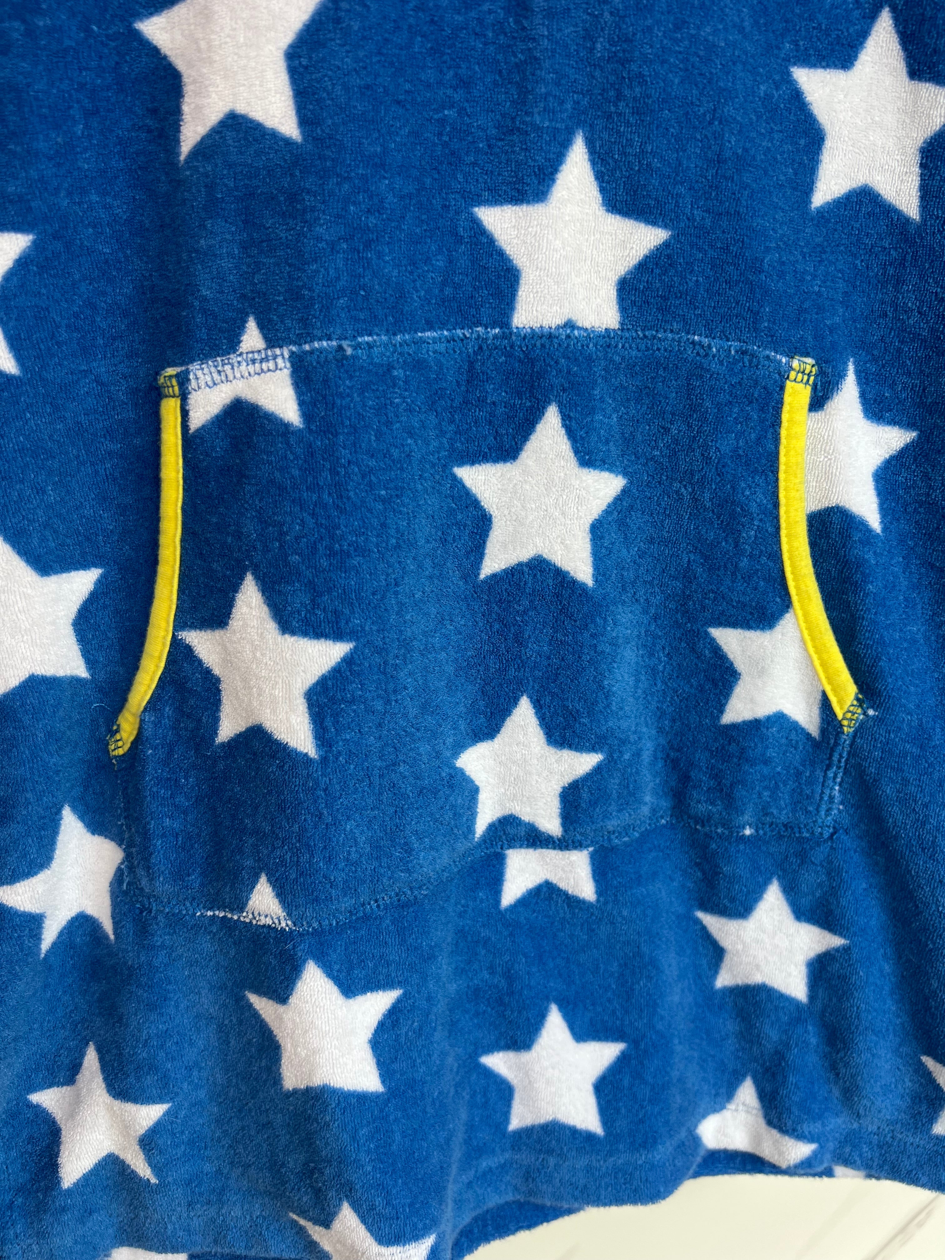 Mini Club Blue Star Beach Hoodie Age 3-4 Years