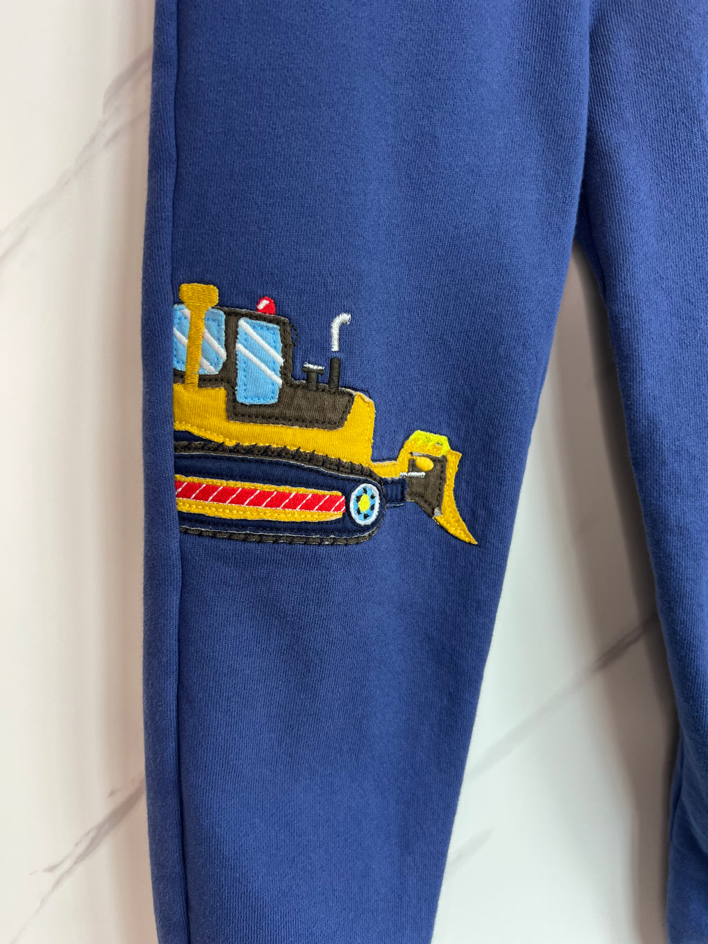 Boden Construction Vehicle Navy Joggers Age 5-6 Years