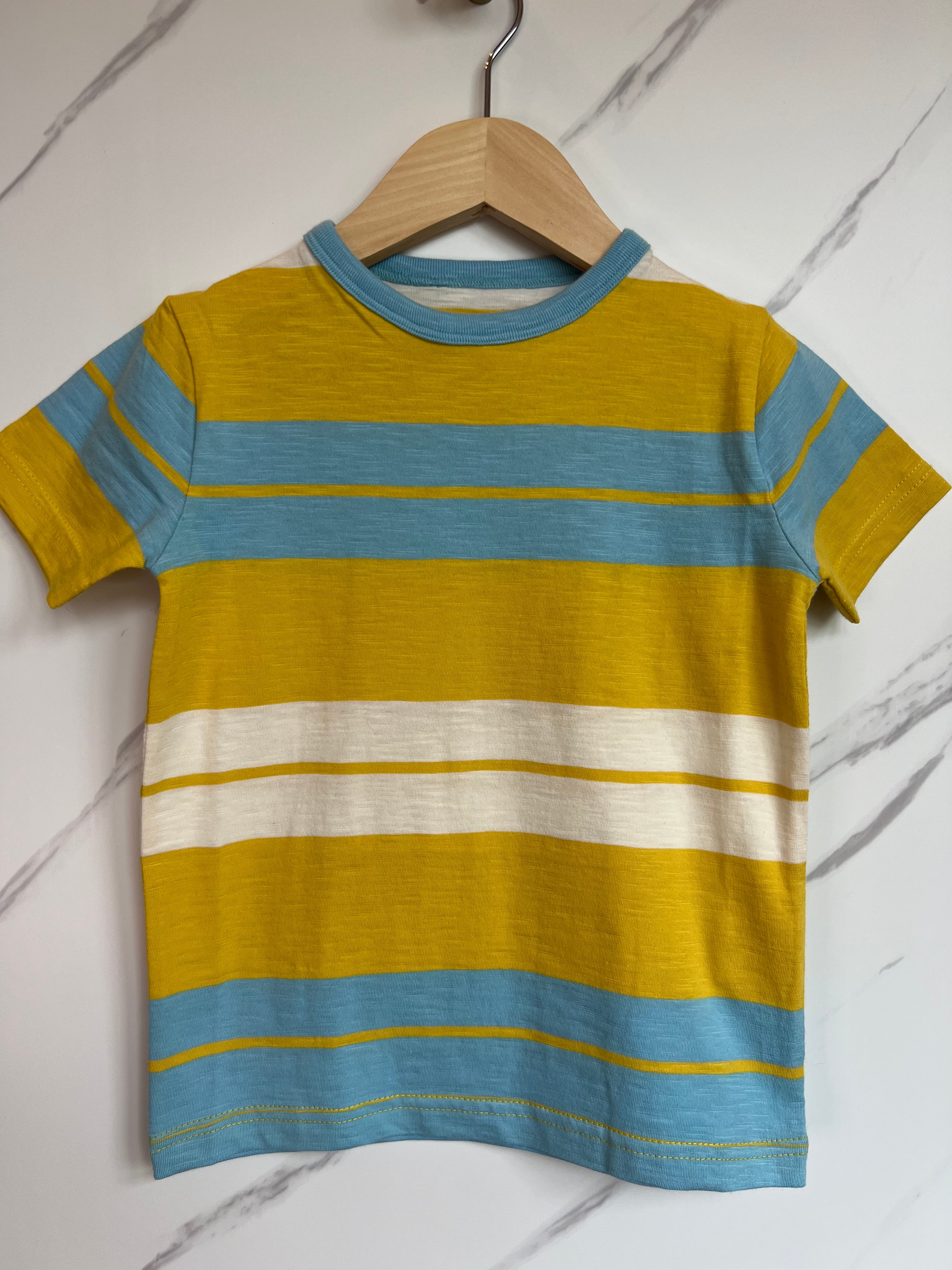 Boden Striped Slub T-Shirt Age 3-4 Years