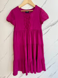 Boden Fuchsia Pink Jersey Dress Age 7-8 Years