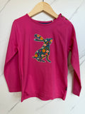 Kite Pink Floral Bunny Long-Sleeved Top Age 5 Years