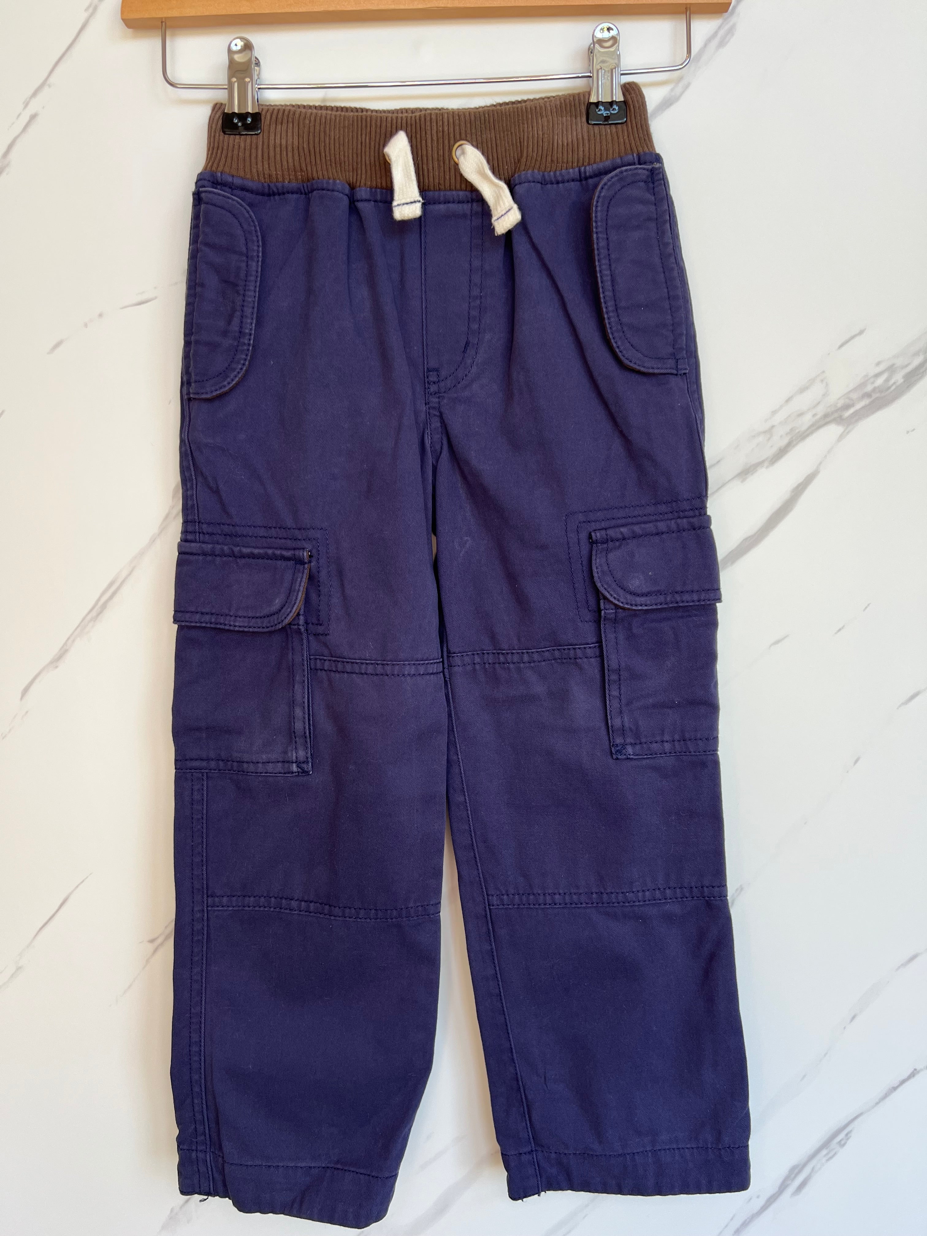 Boden Navy Cargo Trousers Age 4-5 Years