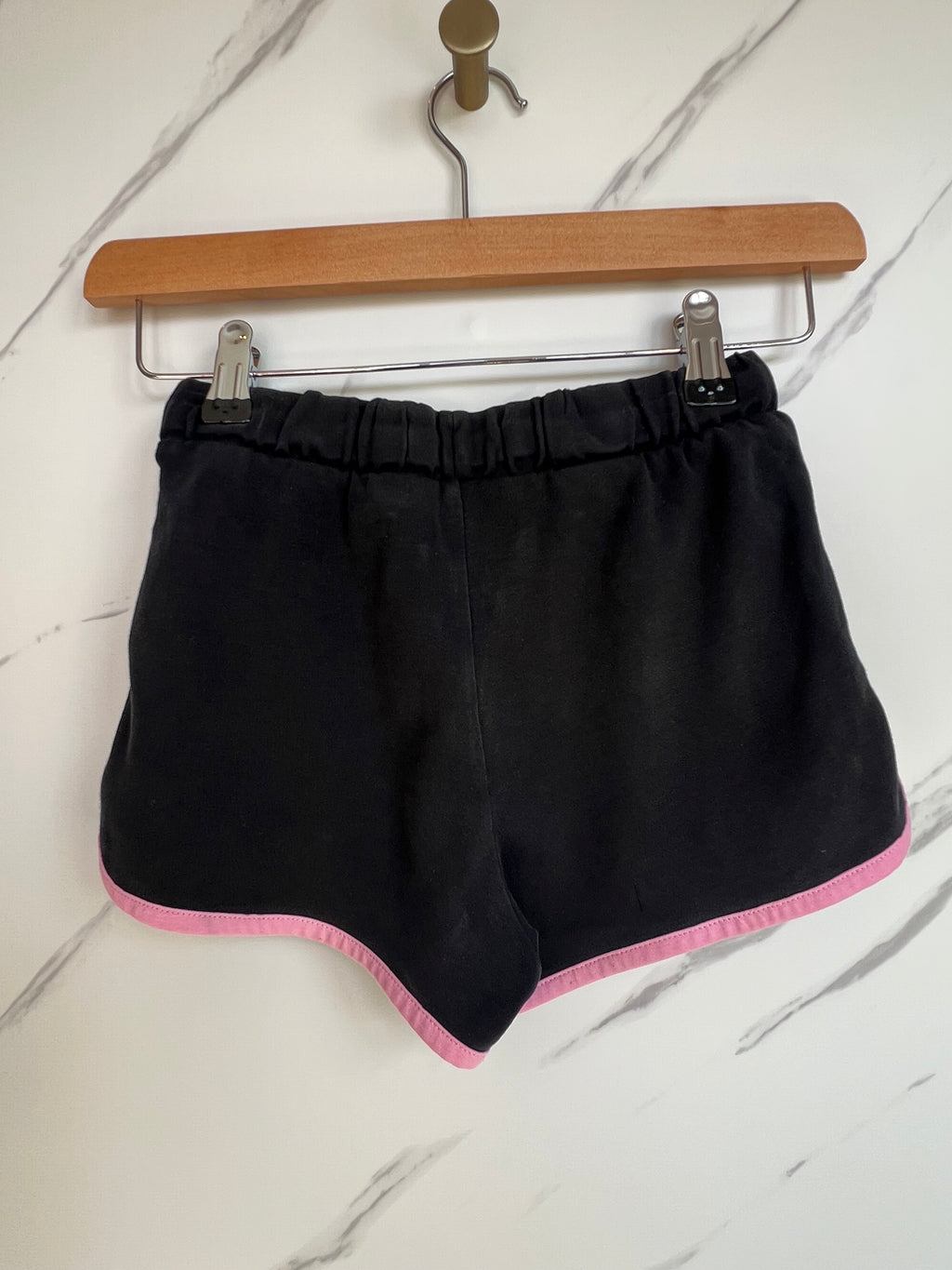 M&S Black Running Shorts Age 8-9 Years