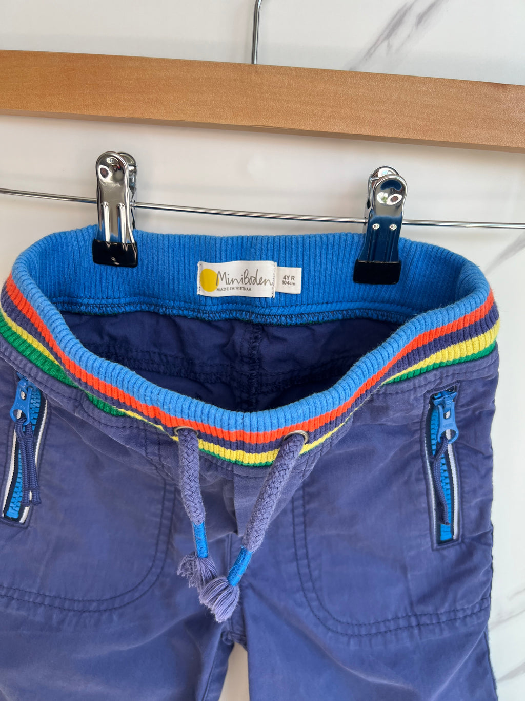 Boden Navy Cargo Shorts Age 4 Years