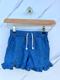 M&S Frilled Lightweight Denim Shorts Age 5-6 years