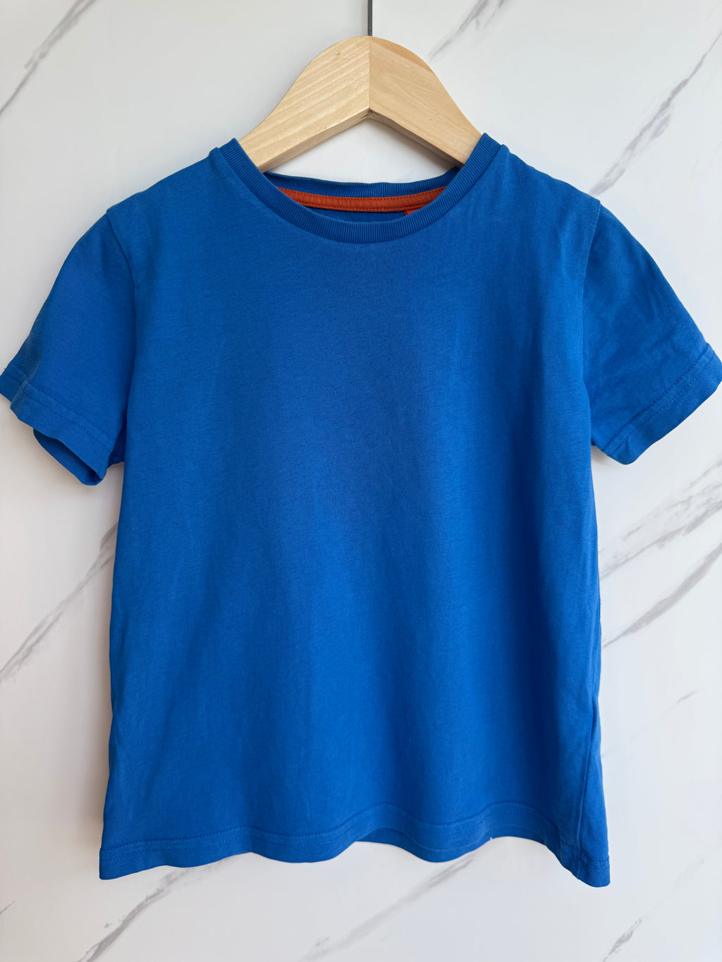 Boden Plain Blue T-Shirt Age 5-6 Years