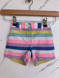 Boden Rainbow Striped Shorts Age 3 Years