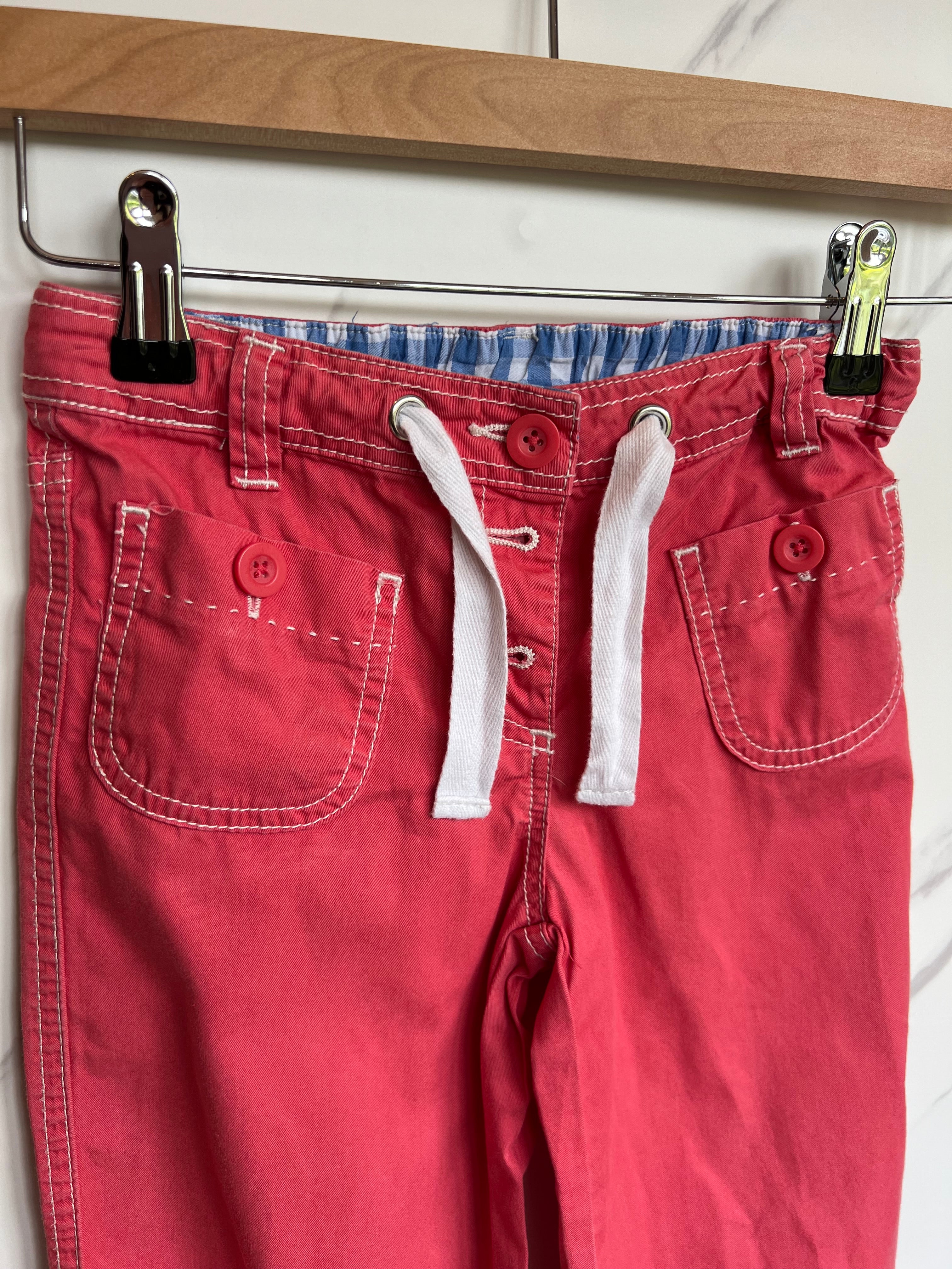 Boden Coral Cropped Trousers Age 8 Years