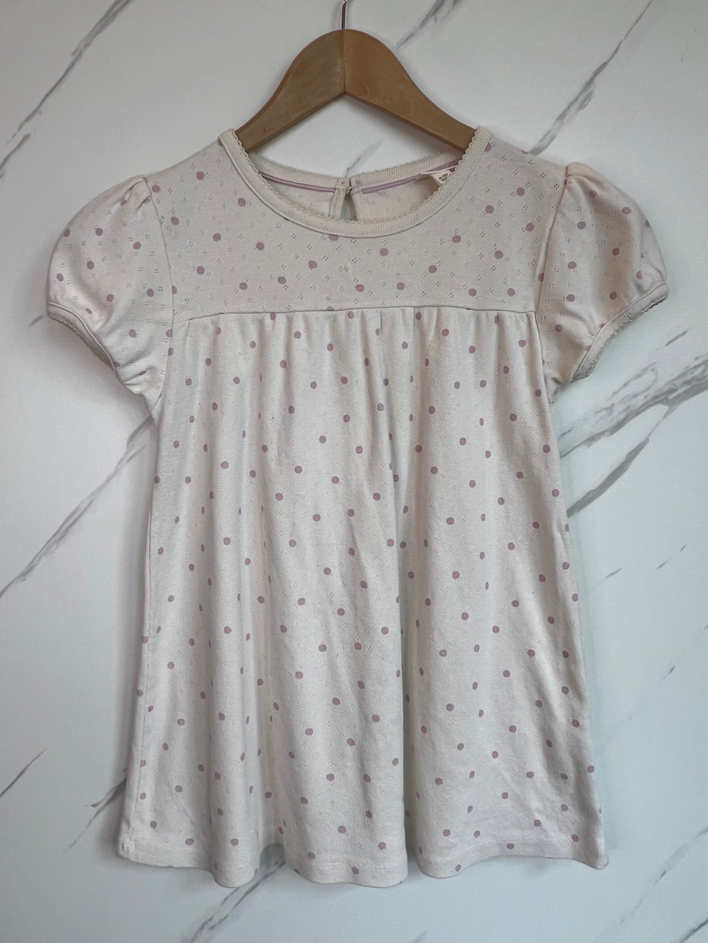 Boden Cream & Pink Pontelle Top Age 11-12 Years