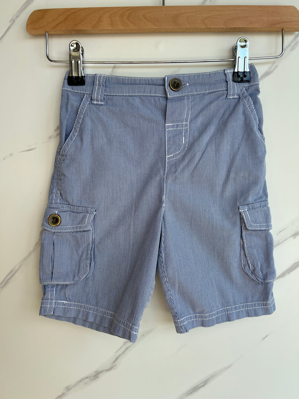 JoJo Maman Bebe Blue Shorts Age 4-5 Years