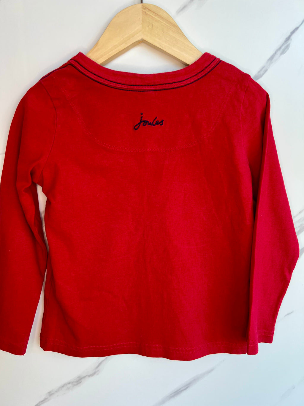 Joules Red Explorer Long-sleeved Top Age 3-4 Years