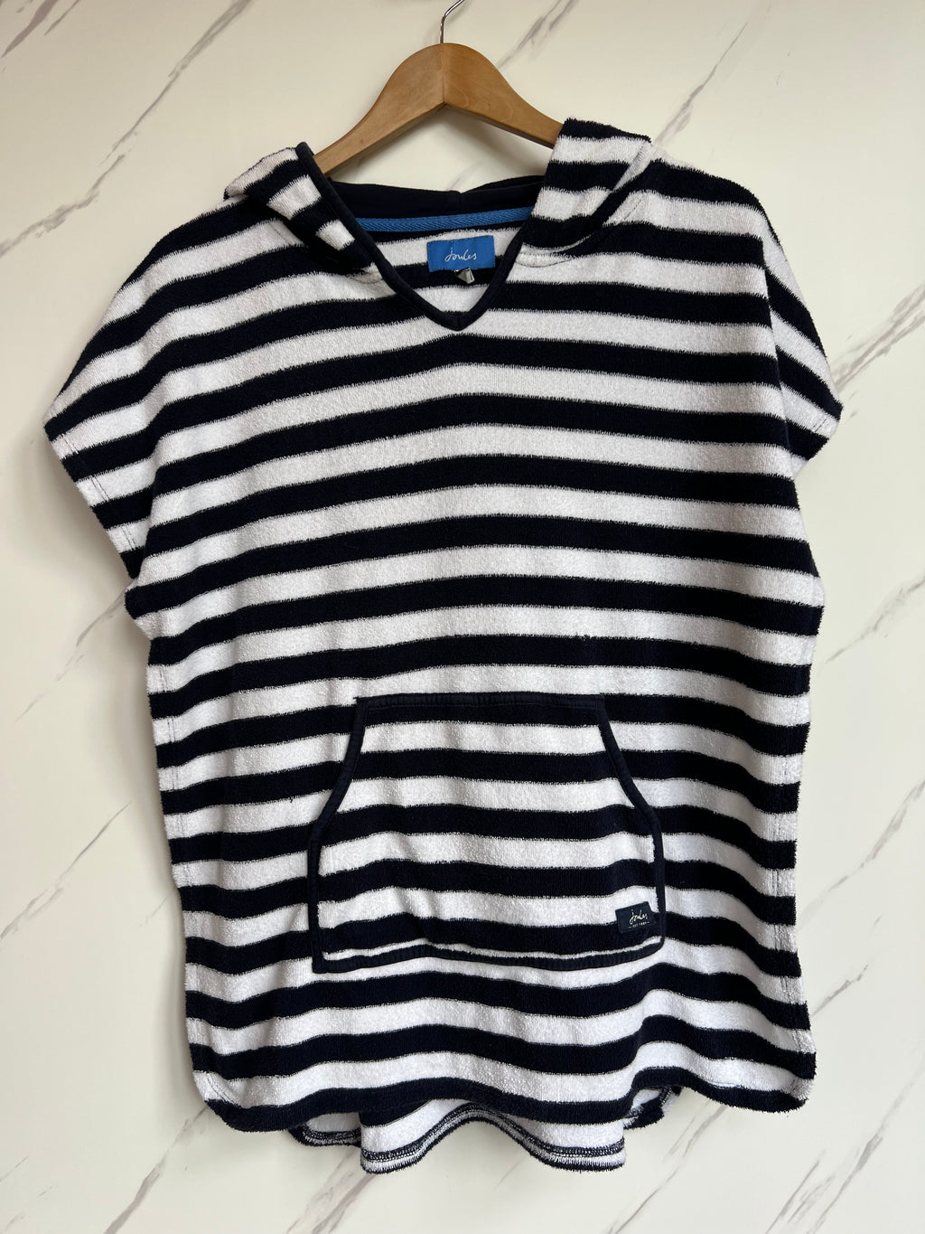 Joules Black & White Swim Robe Age 11-12 Years