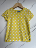 Joules Yellow Polka Dot T-Shirt Age 5 Years