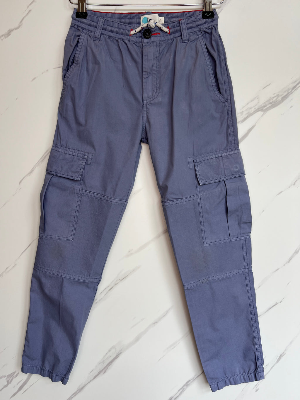 Boden Grey Cargo Trousers Age 8-9 Years