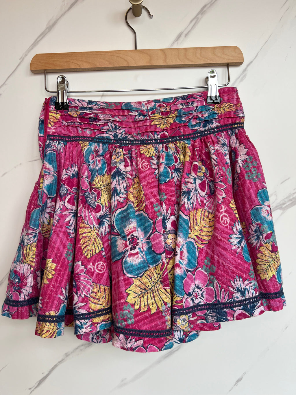 Fatface Pink Floral Skirt Age 7 Years