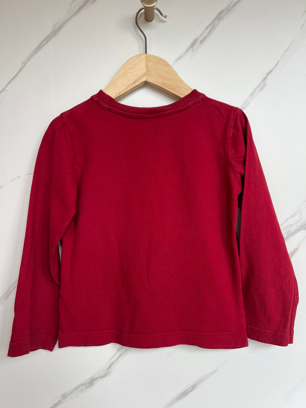 Boden Red Buckbeak Long-Sleeved Top Age 2-3 Years