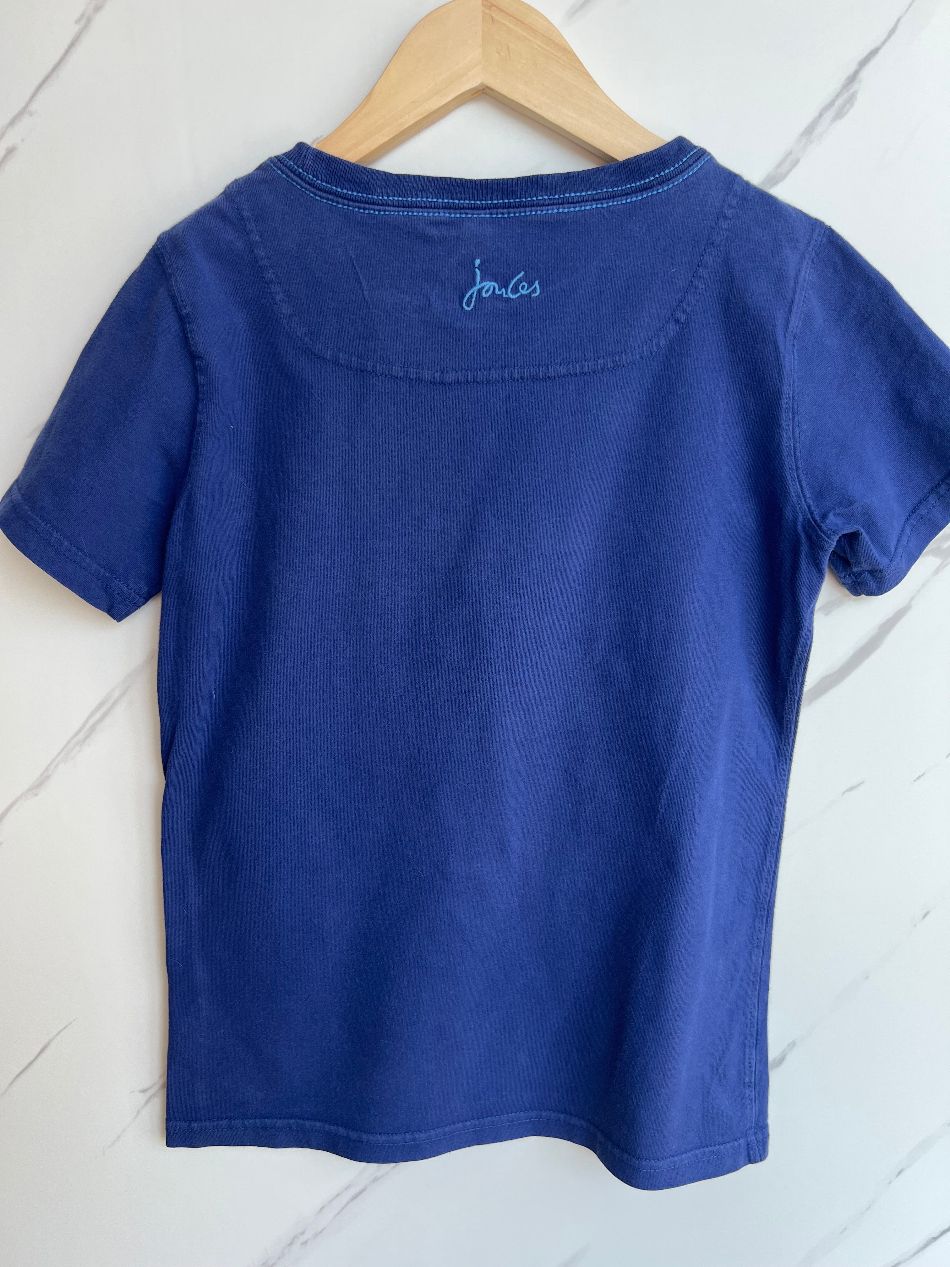Joules Blue Shark Attack T-Shirt Age 9-10 Years