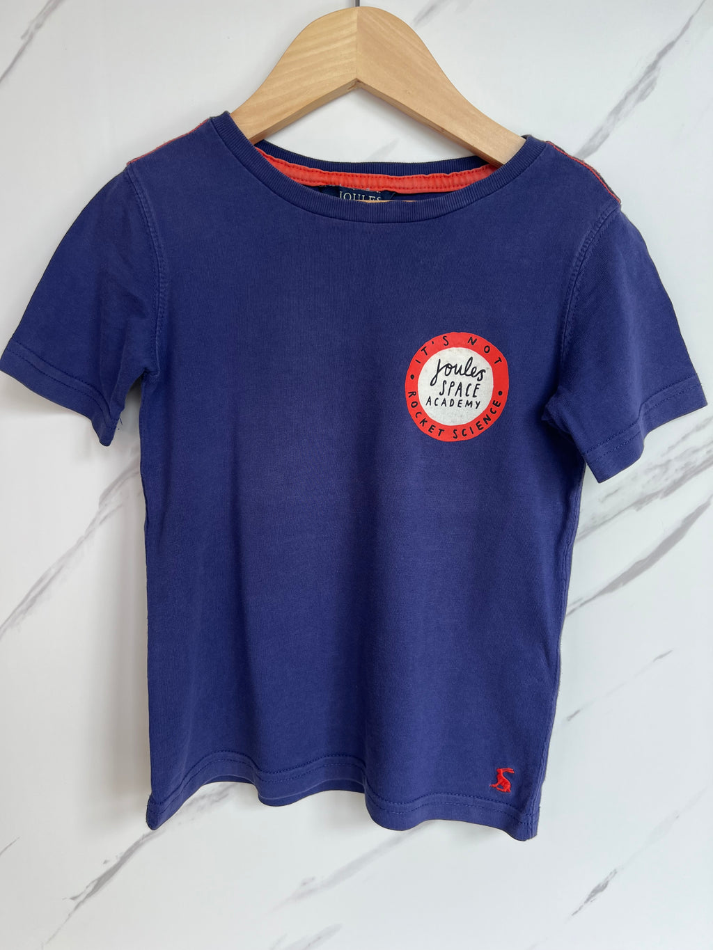 Joules Navy Rocket Booster T-Shirt Age 3-4 Years
