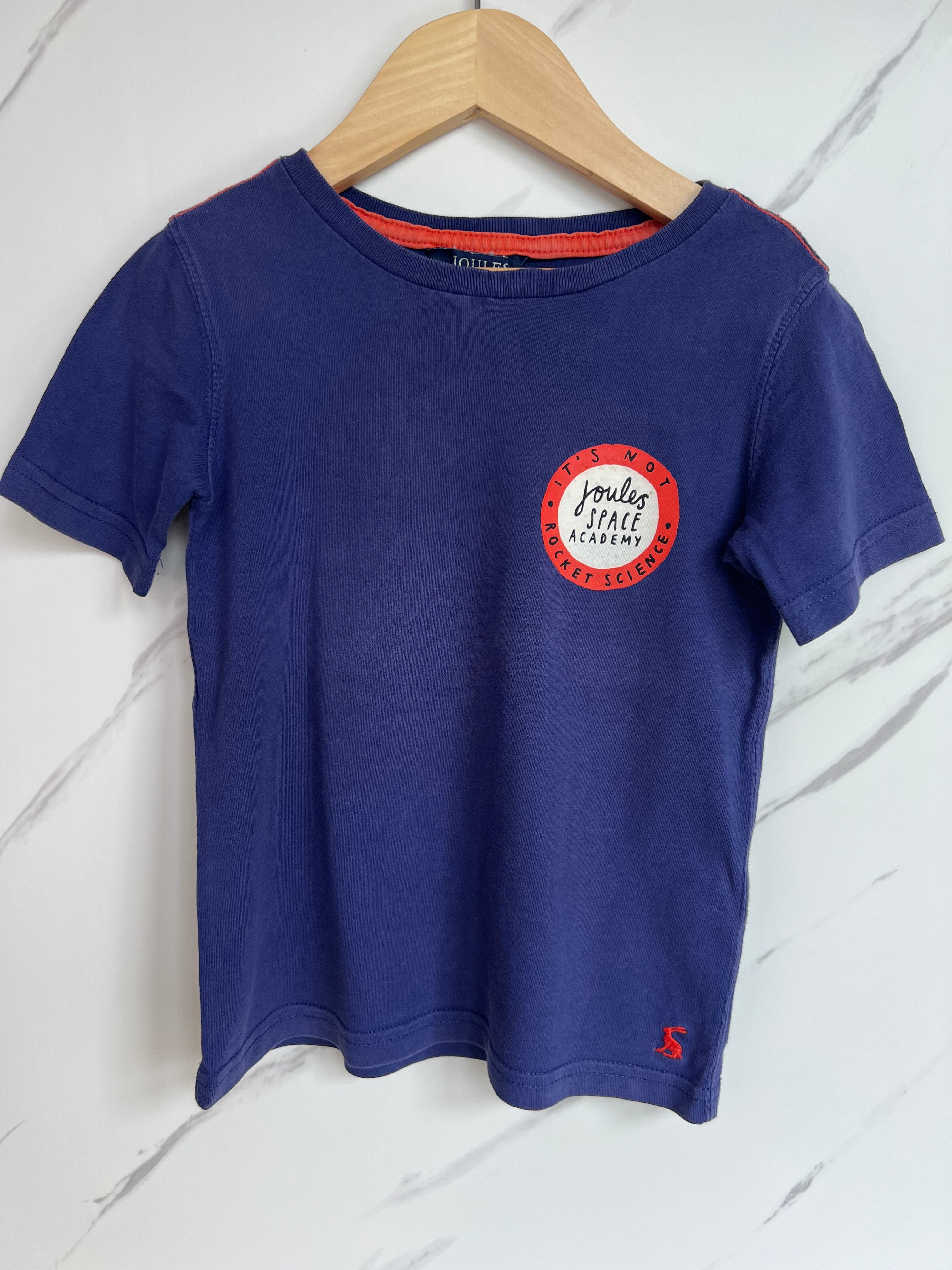 Joules Navy Rocket Booster T-Shirt Age 3-4 Years