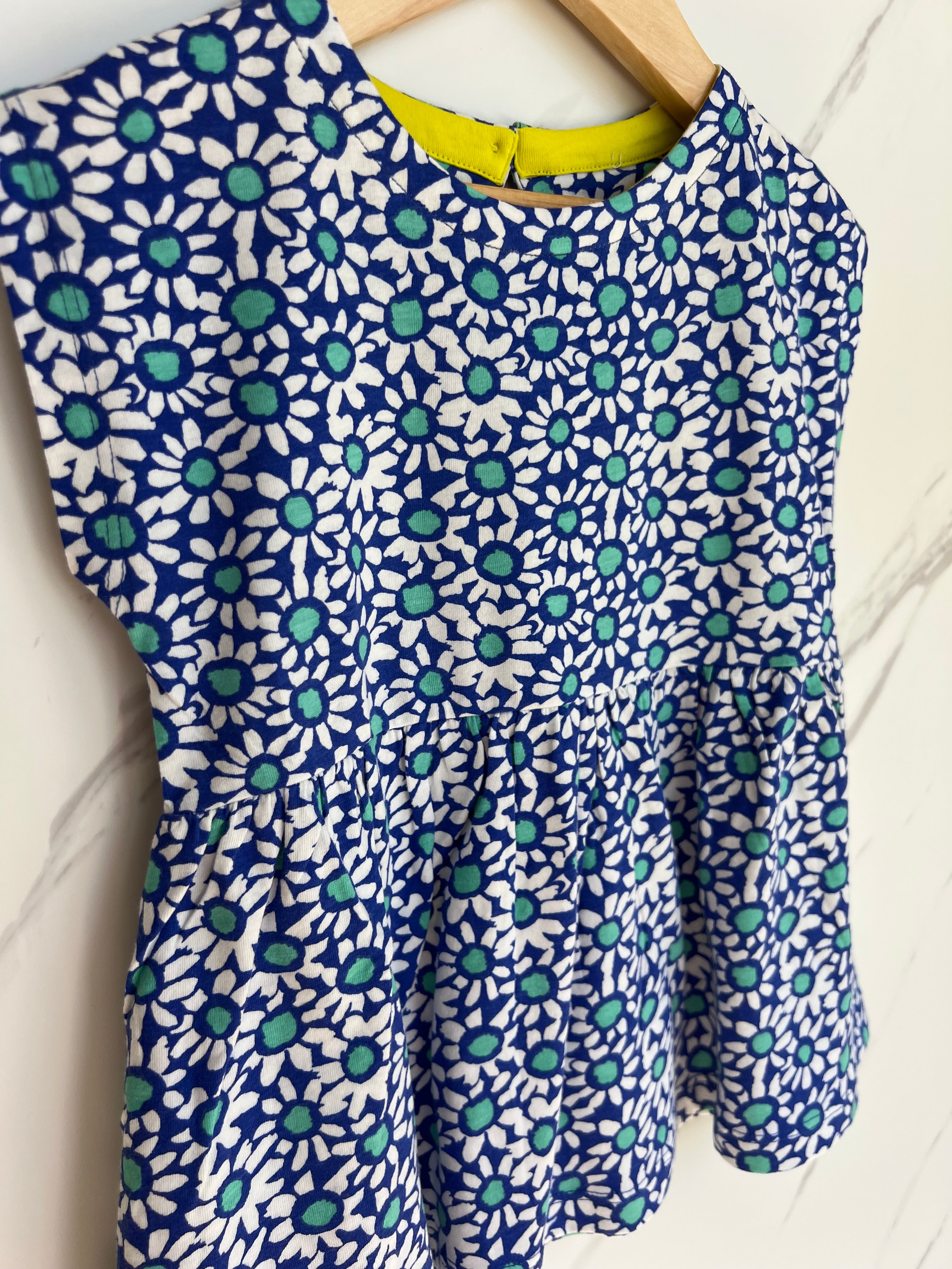 Boden Blue Daisy Top Age 3-4 Years