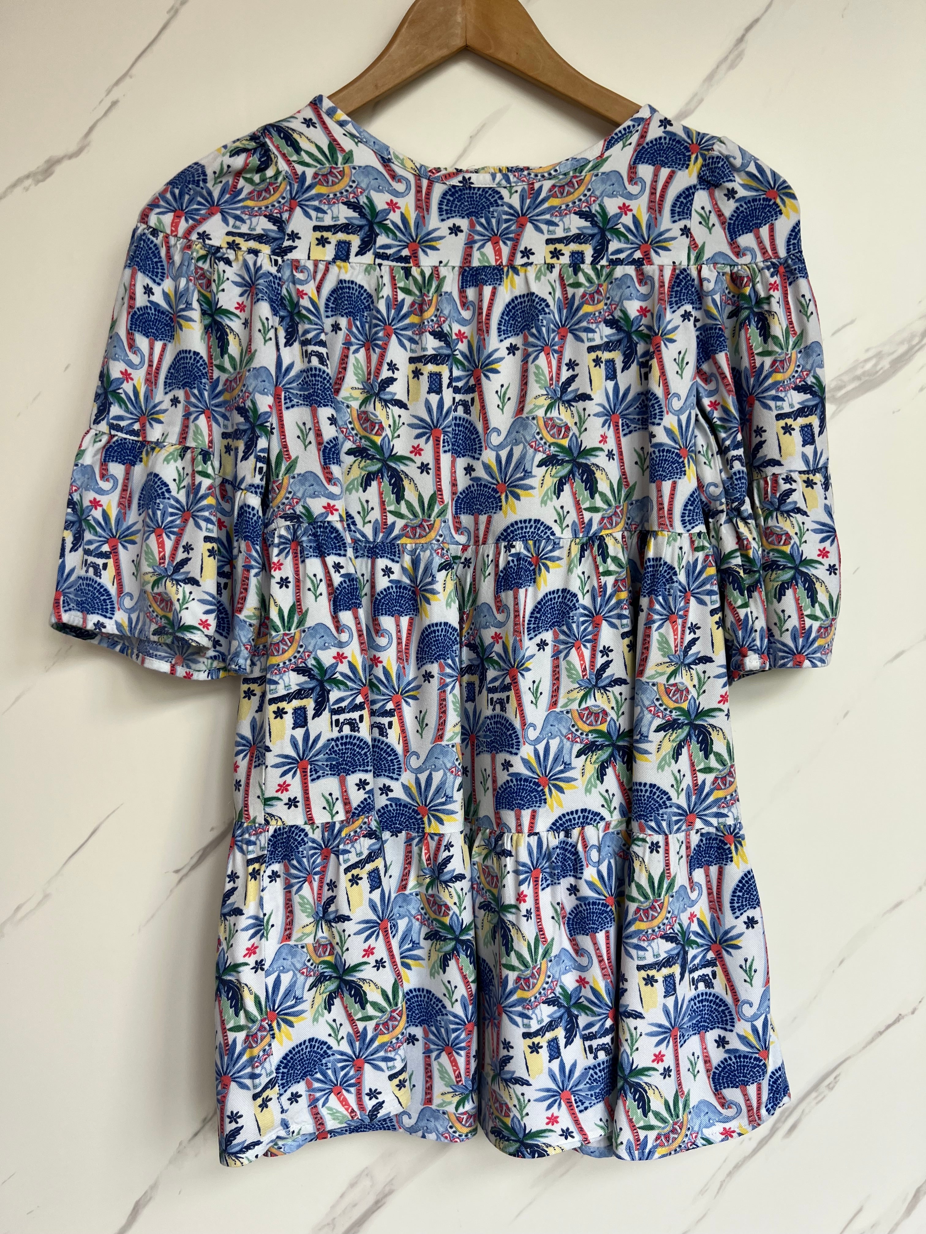 M&S Palm Trees & Elephants Dress Age 8-9 Years