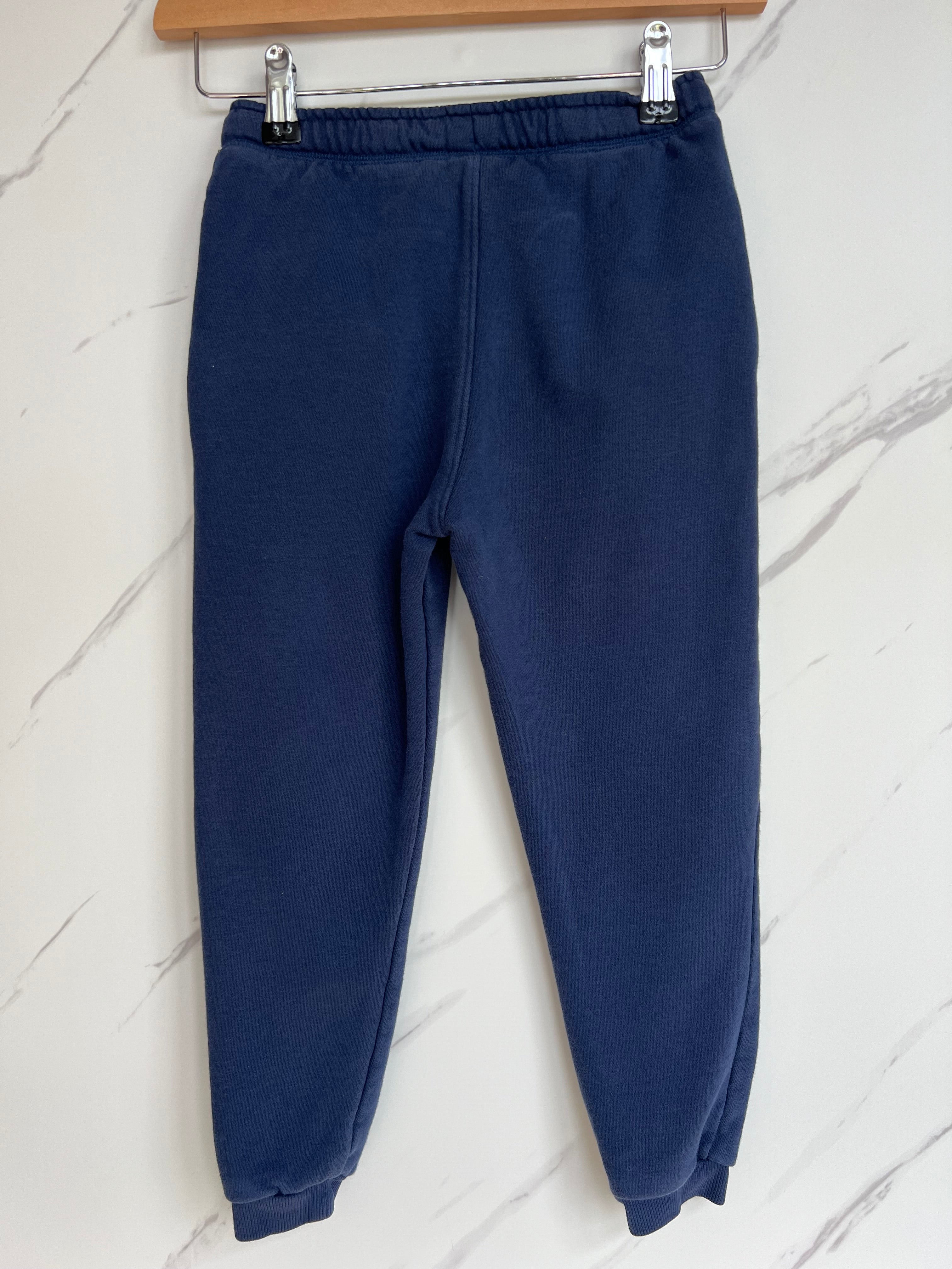M&S Girls Blue Joggers Age 6-7 Years