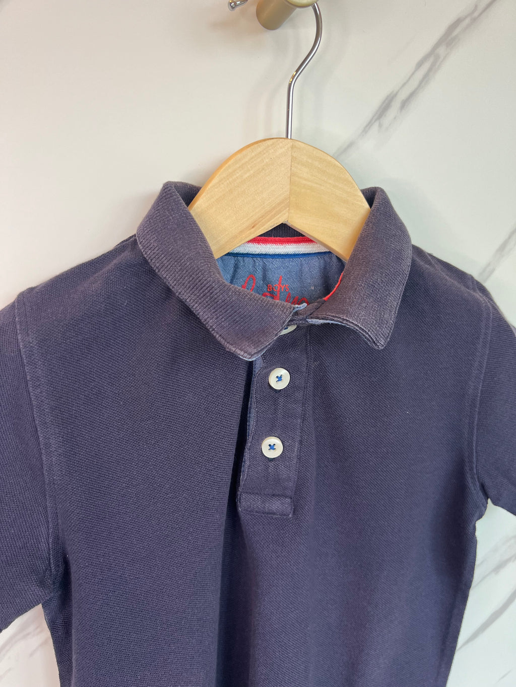 Boden Navy Polo Shirt Age 4-5 Years