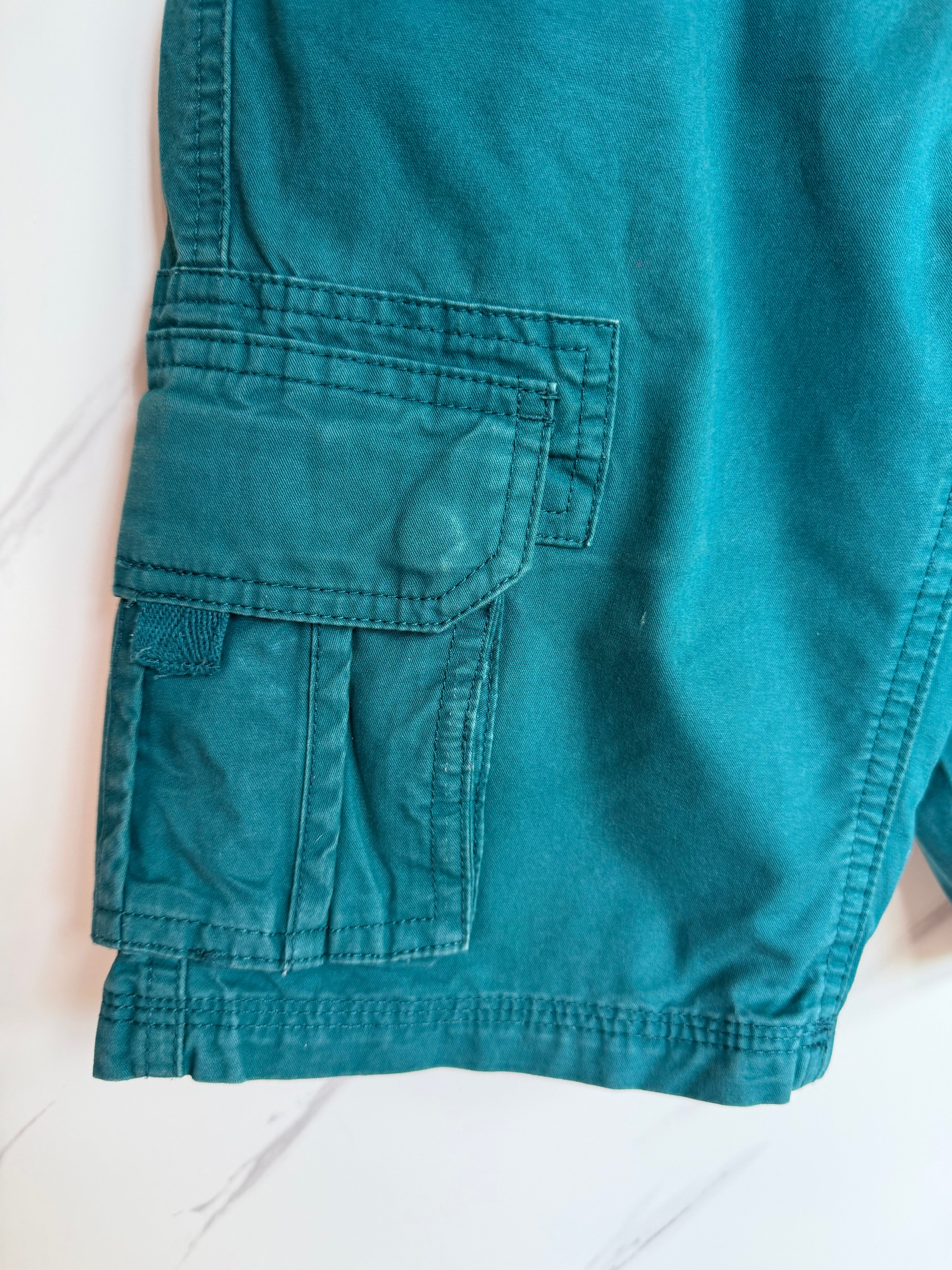 Fatface Teal Cargo Shorts Age 10-11 Years