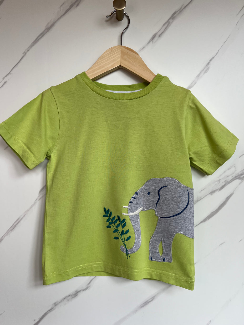 Kite Green Elephant T-Shirt Age 4 Years