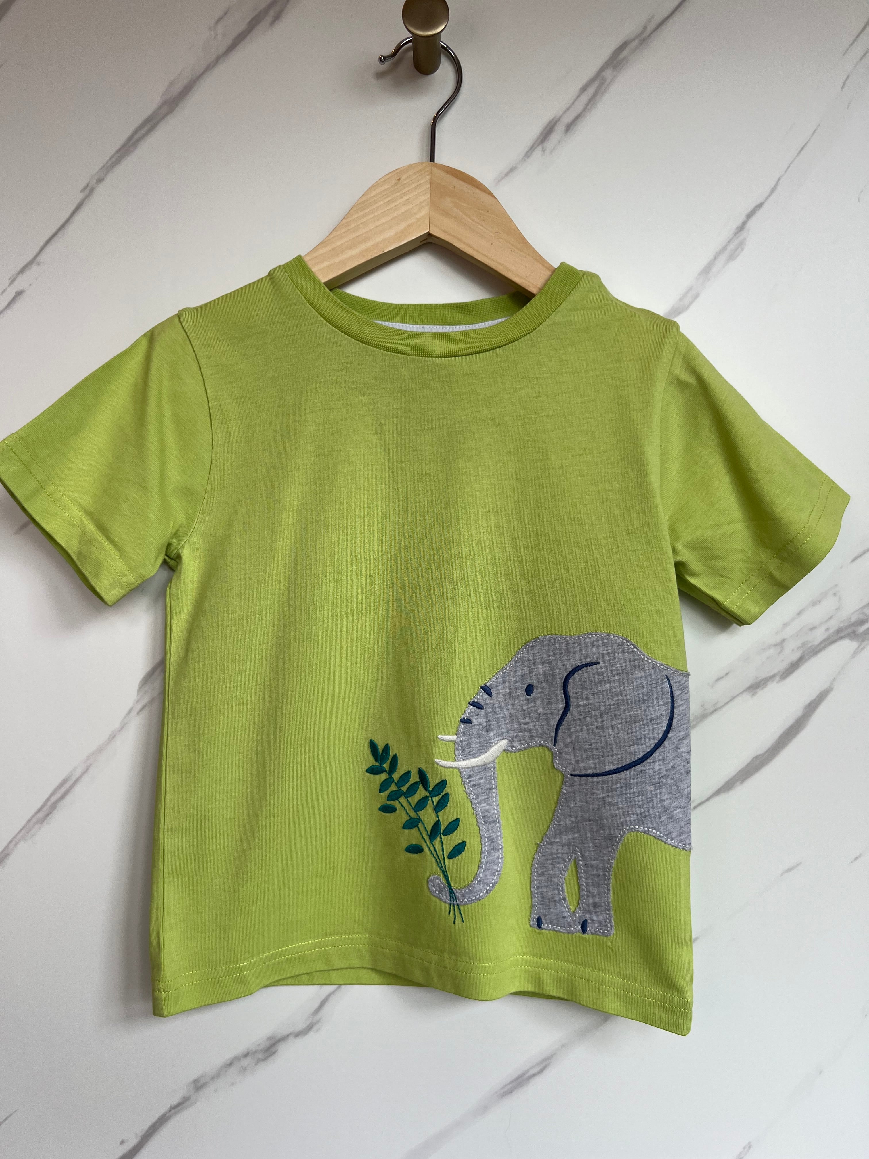 Kite Green Elephant T-Shirt Age 4 Years