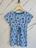 Kite Blue and White Floral Dress Age 4-5 years