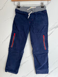 Boden Blue Zip Off Cargo Trousers Age 6 Years