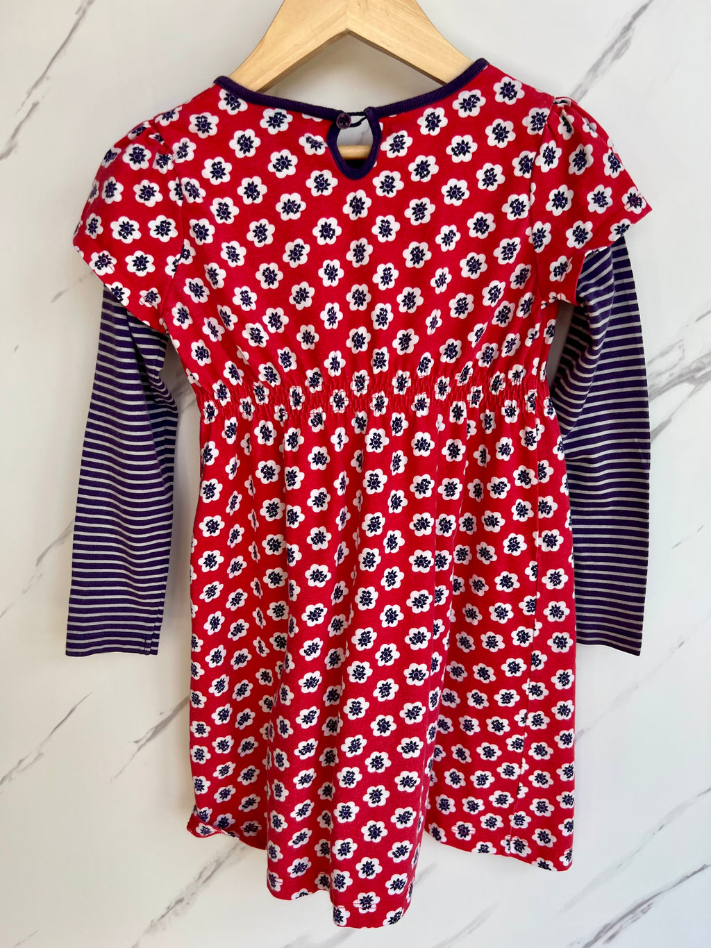 Boden Long Sleeved Jersey Dress Age 5-6 Years
