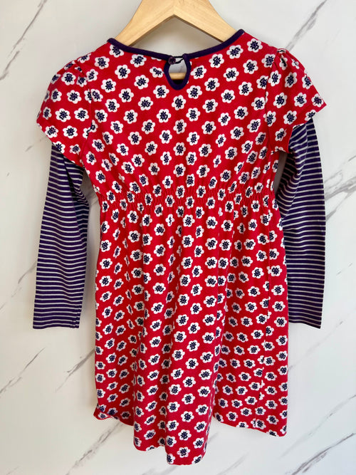 Boden Long Sleeved Jersey Dress Age 5-6 Years