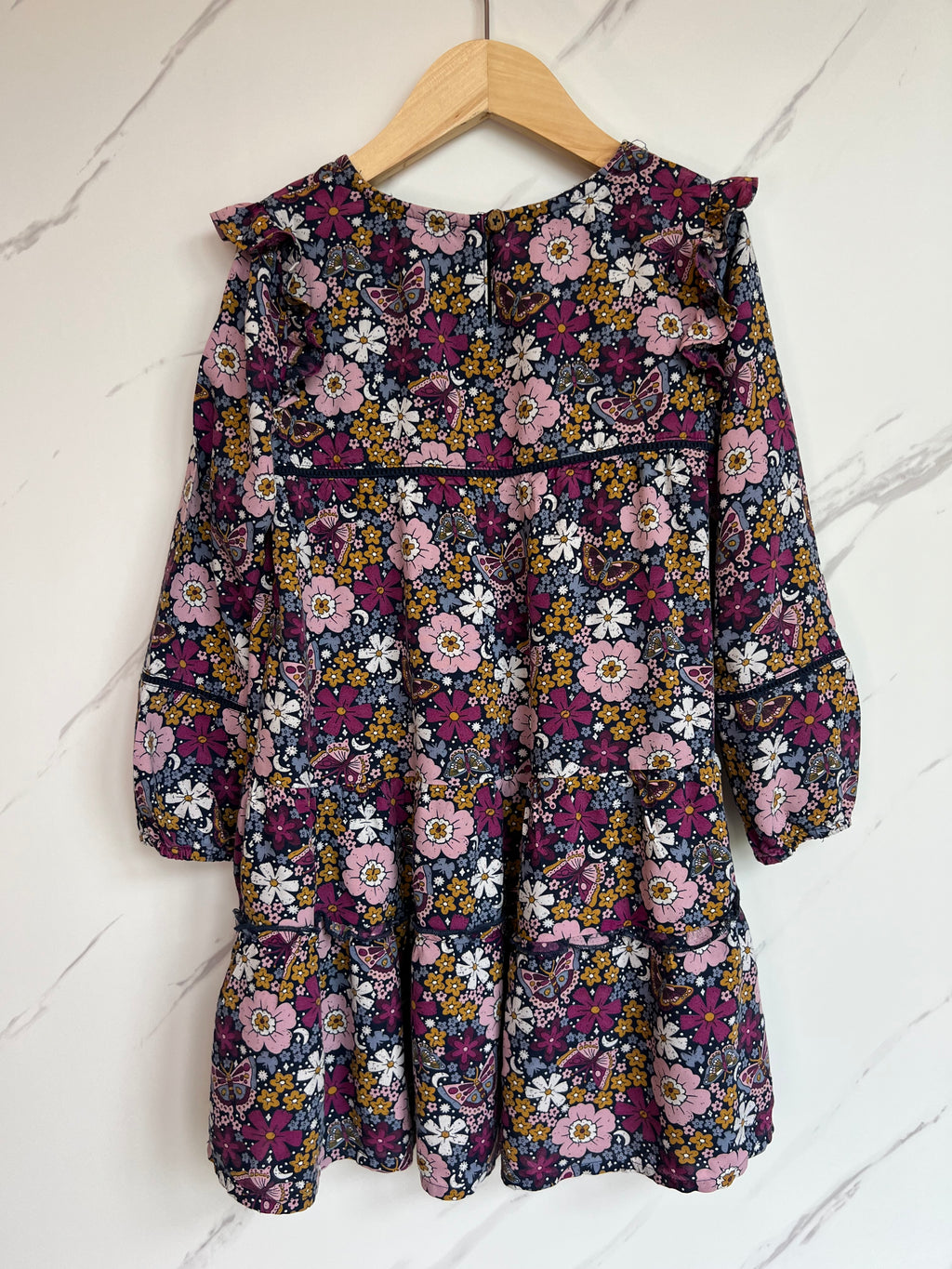 Fatface Floral Butterfly Dress Age 5-6 Years