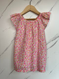 Boden Ditsy Pink/Yellow Lightweight Summer Top Age 5-6 Years