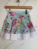 Joules Pink & Blue Floral Skirt Age 4 Years