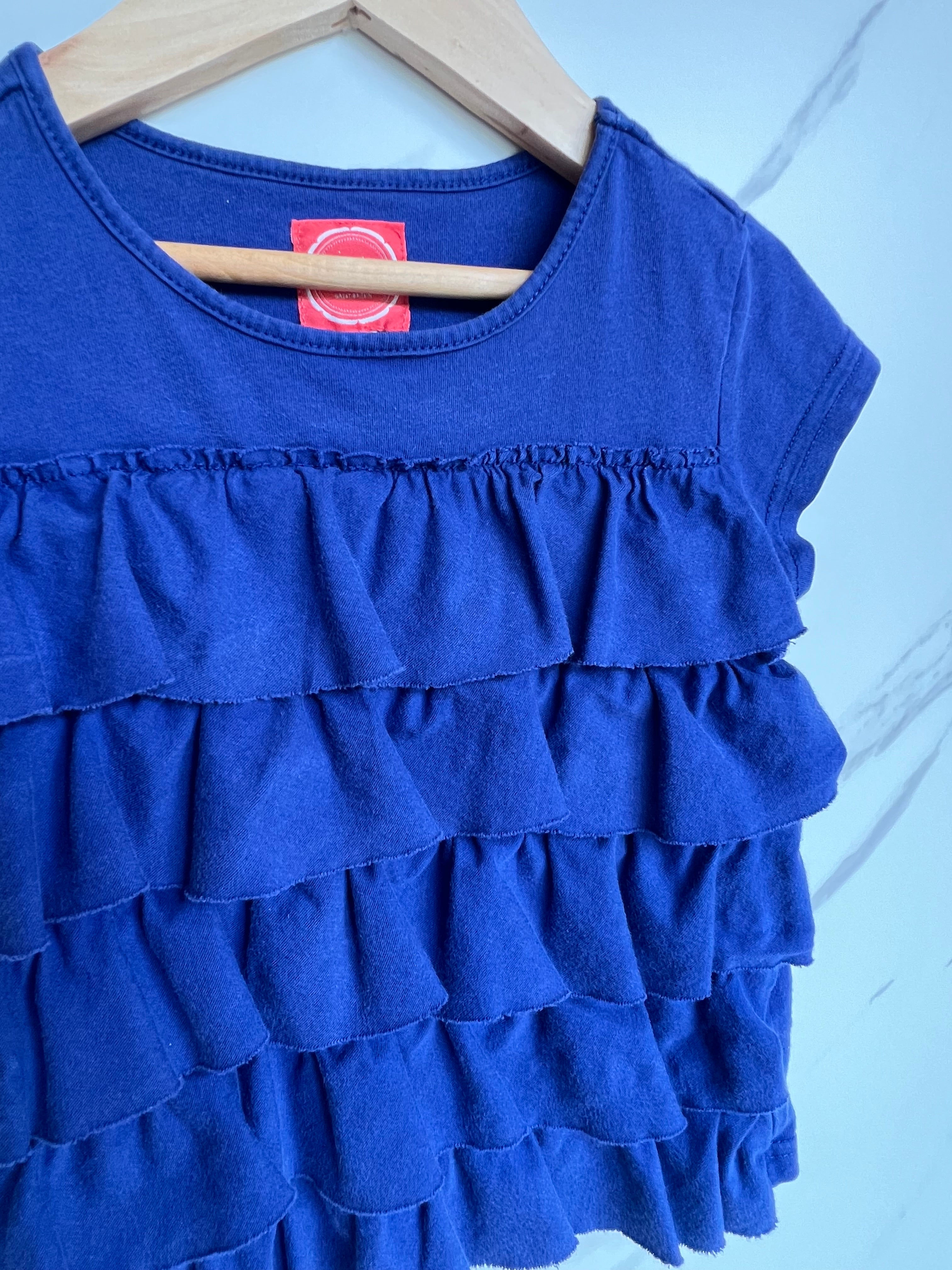 Joules Blue Layered Summer Top Age 5-6 Years