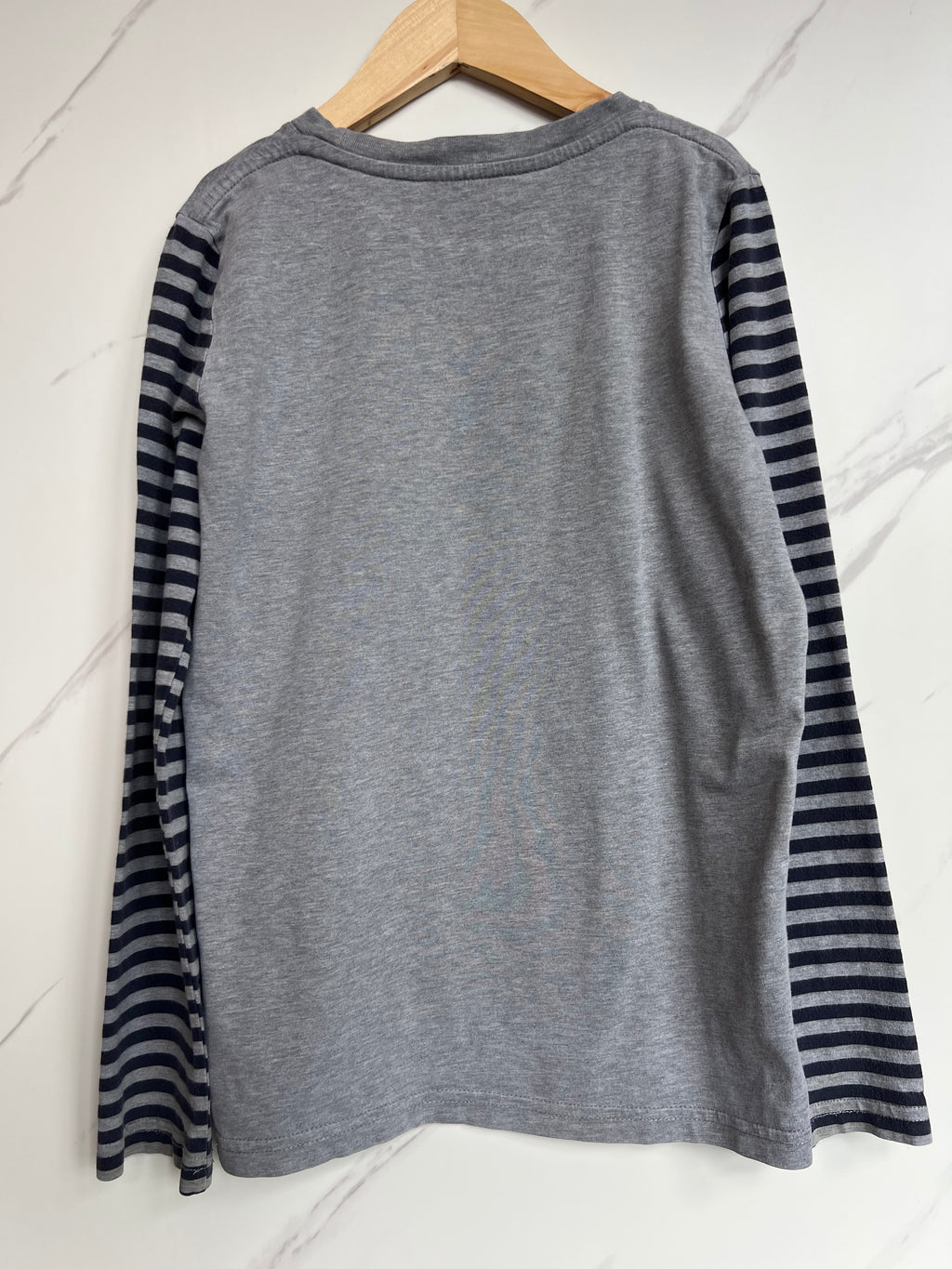 Boden Grey Planets Long Sleeved Top Age 9-10 Years