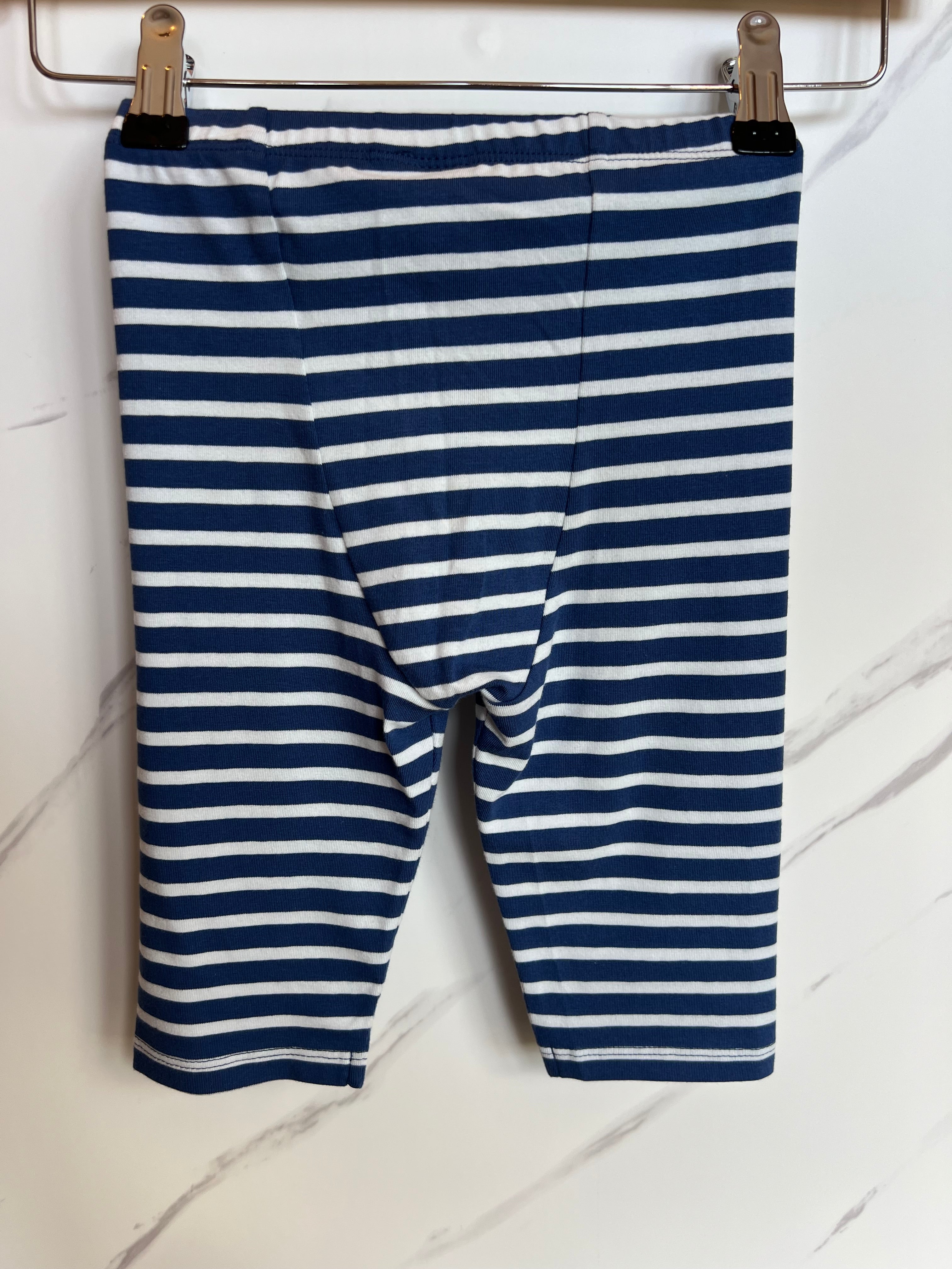 Kite Navy & White Cropped Leggings Age 3 Years