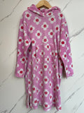 Boden Pink Floral Towelling Swim Hoodie Age 9-10 Years